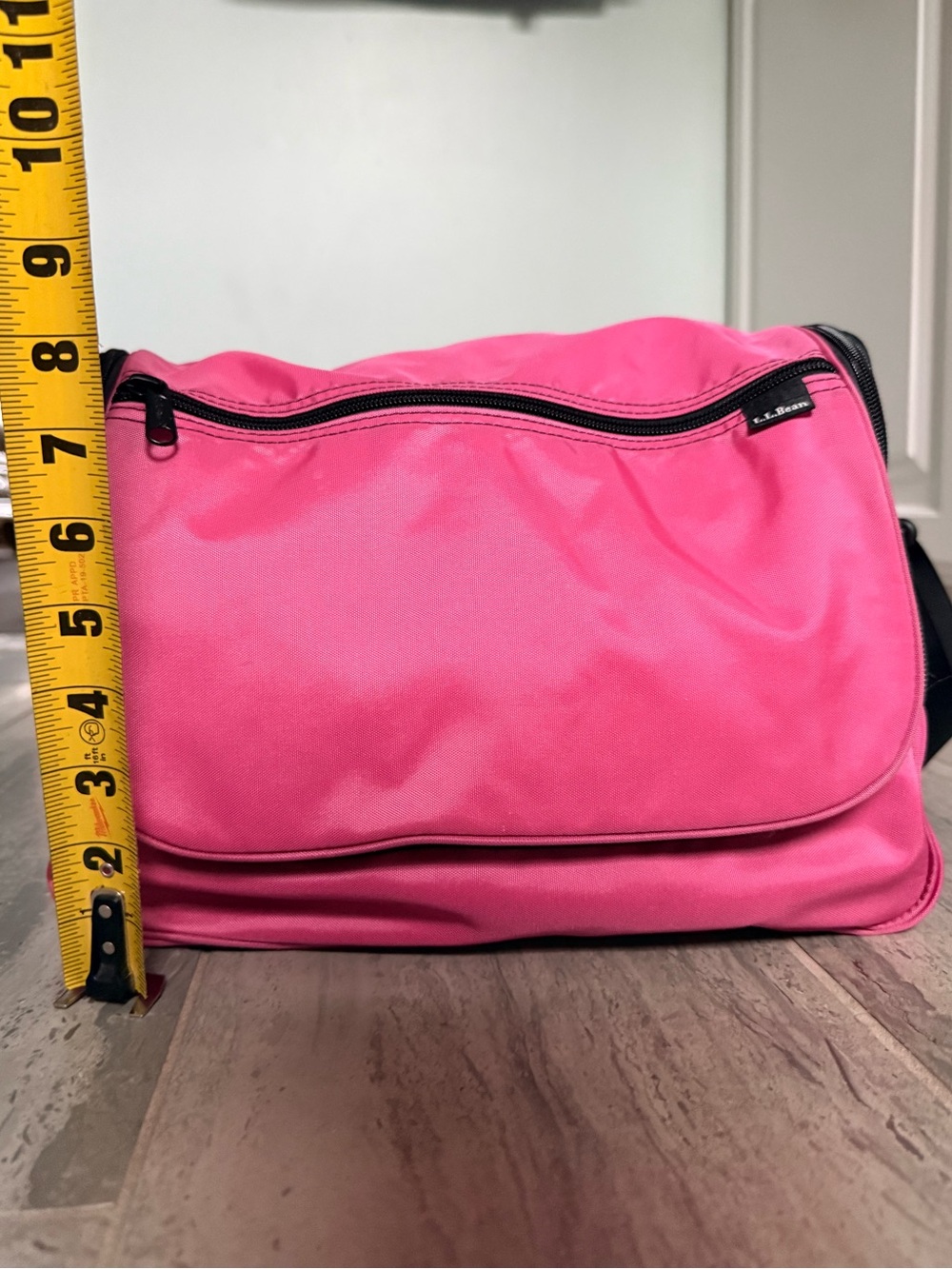 L.L.Bean Pink Hanging Travel Toiletry Bag Organizer | Large Cosmetic Case - Picture 12 of 14